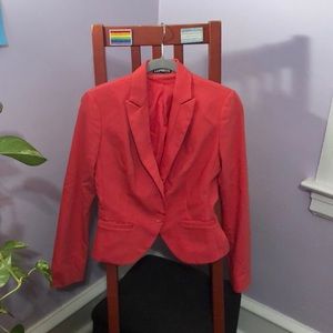 Express hot pink cropped blazer